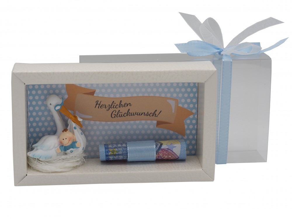 Geldgeschenk Verpackung Baby Junge Geburt Taufe 46_1